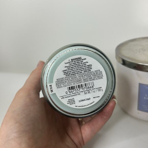 Bath & Body Works Laundry Day Cost Linen Sheets 3 Wick & Single Wick Lot Of 5 - Picture 7 of 10